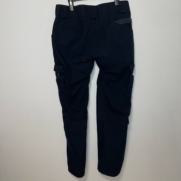 5.11 Tactical Navy EMS Pants 16L Womens Pockets Gusseted Cargo Teflon - Picture 7 of 9